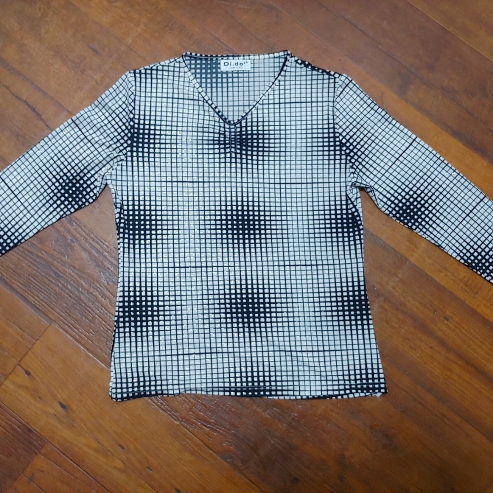 Women's Di.do Checked Shirt Made In Italy Small